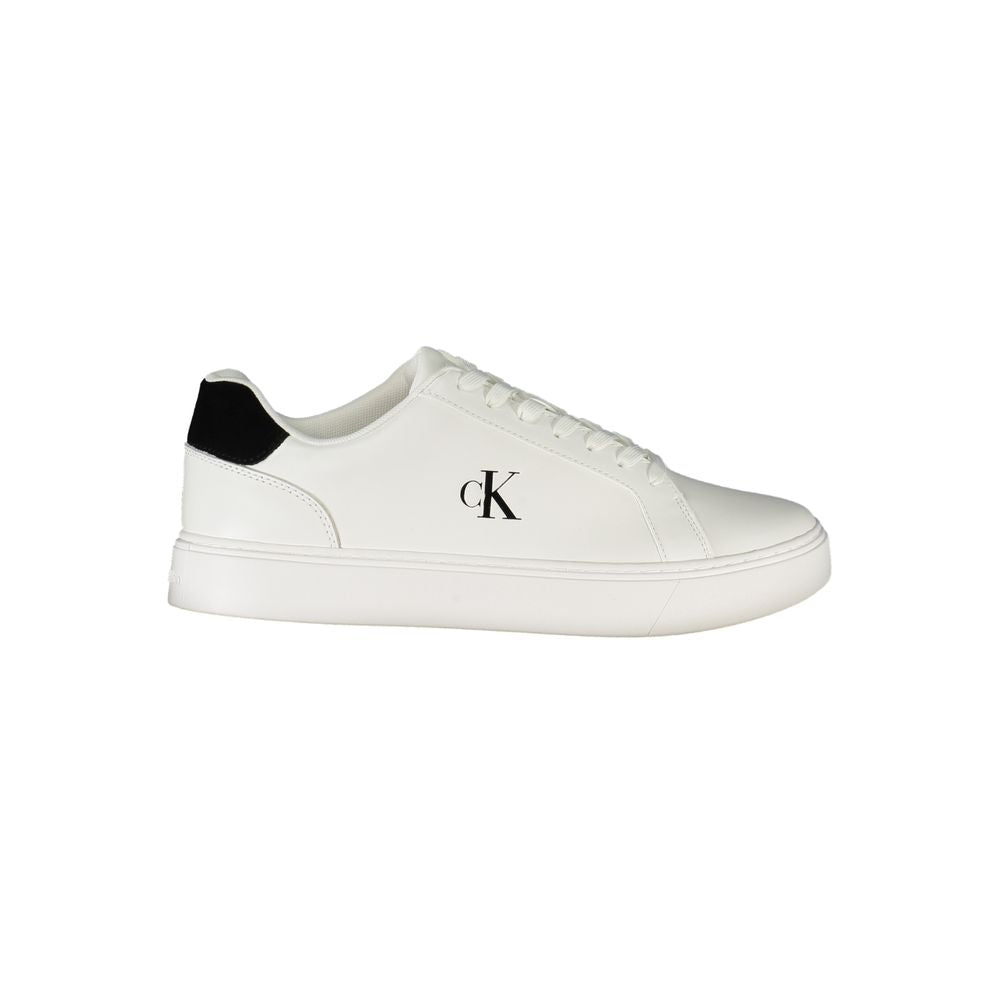 Calvin Klein Bianco Polyurethane Men Sneaker - Luxe Nova