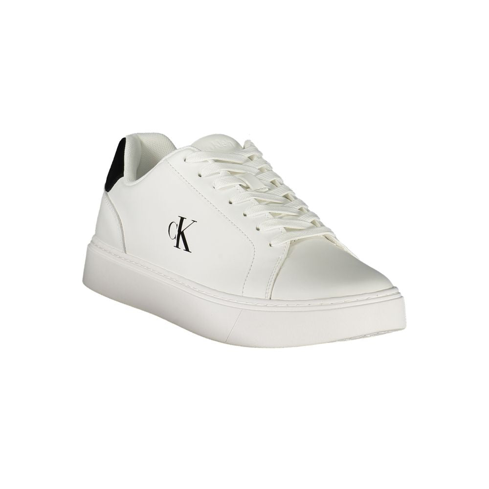 Calvin Klein Bianco Polyurethane Men Sneaker - Luxe Nova