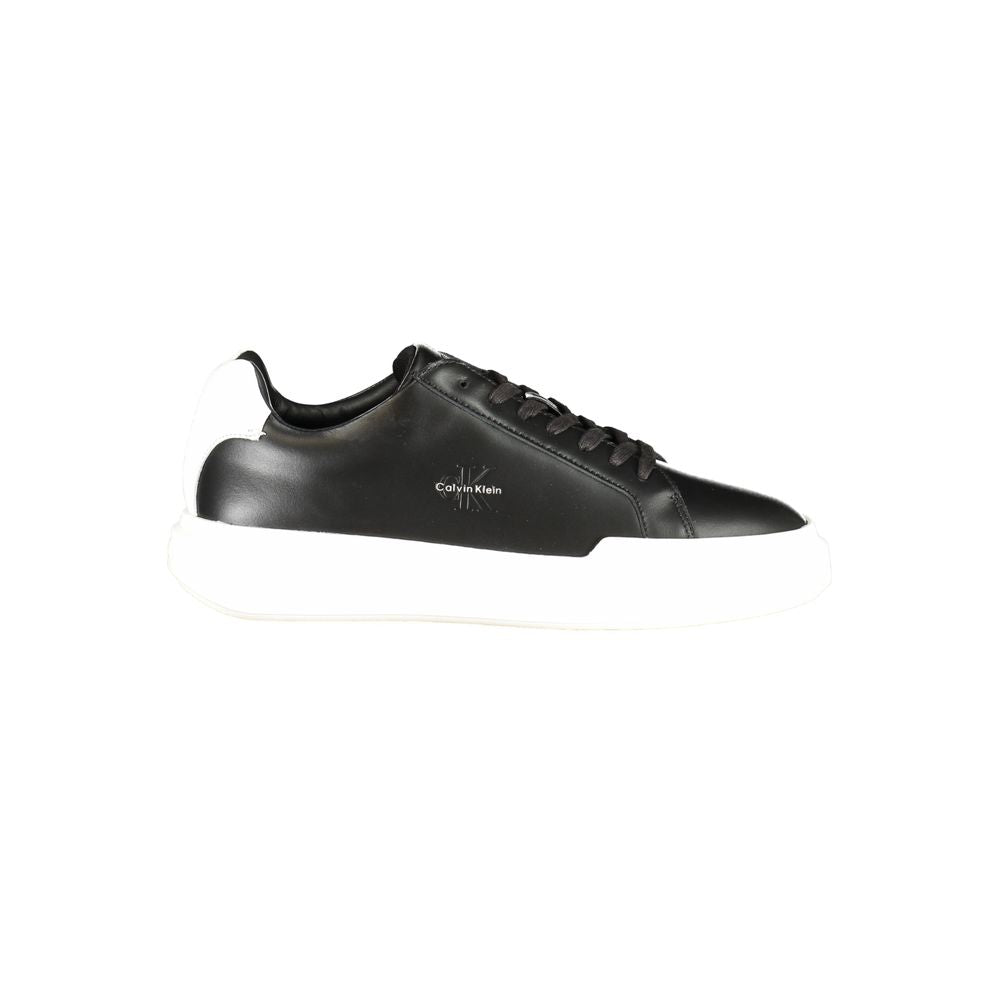 Calvin Klein Black Leather Men Sneaker - Luxe Nova