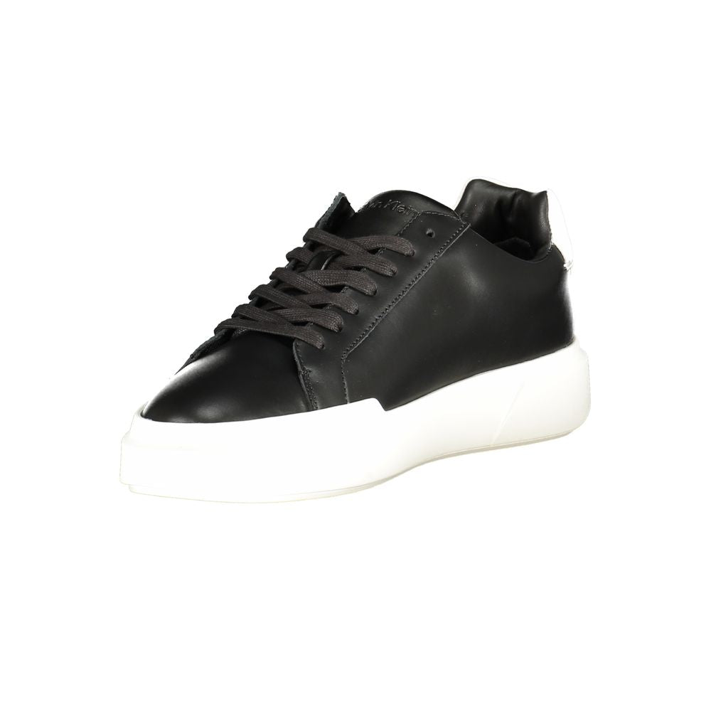 Calvin Klein Black Leather Men Sneaker - Luxe Nova