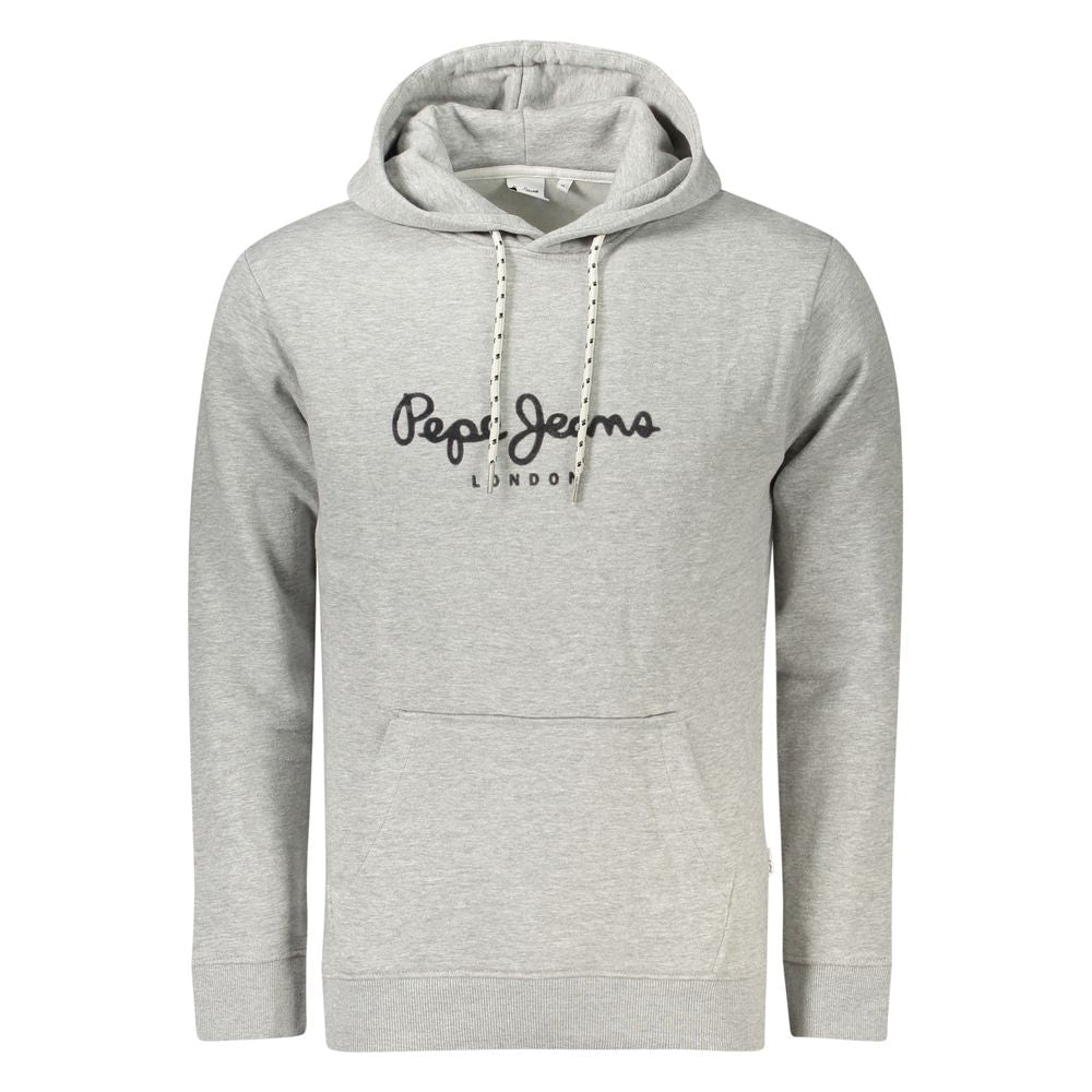 Pepe Jeans Grigio Cotton Male Sweatshirt - Luxe Nova