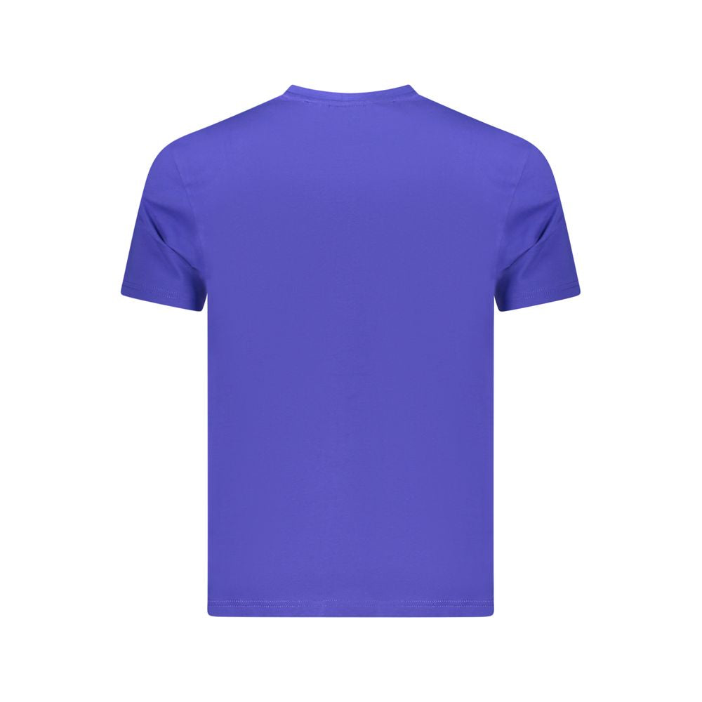 Napapijri Blue Cotton Men's T-Shirt - Luxe Nova