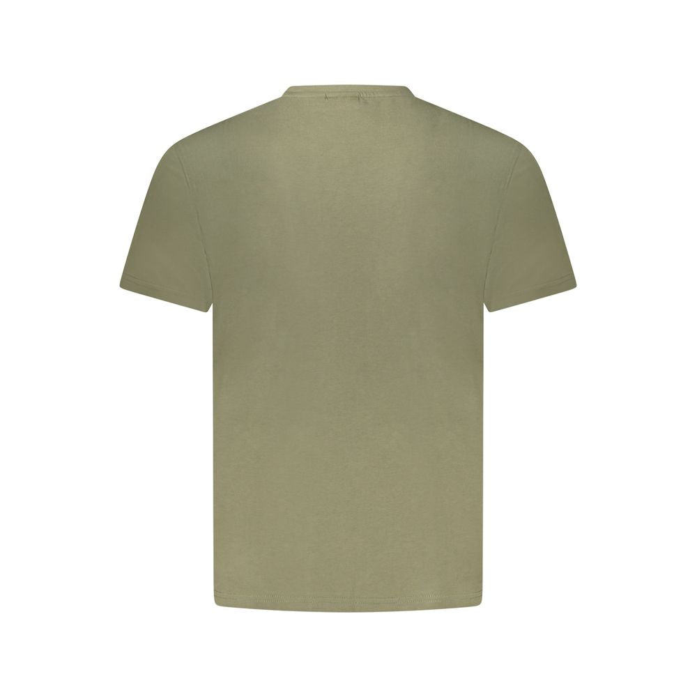 Napapijri Verde Cotton Men T-Shirt - Luxe Nova