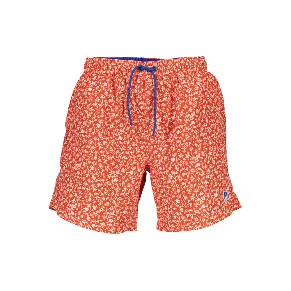 North Sails Red Polyester Men's Swim Boxer - Luxe Nova