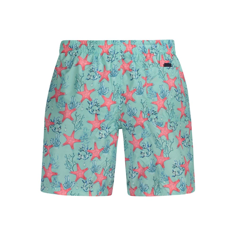 Norway 1963 Azzurro Polyester Men's Swim Boxer