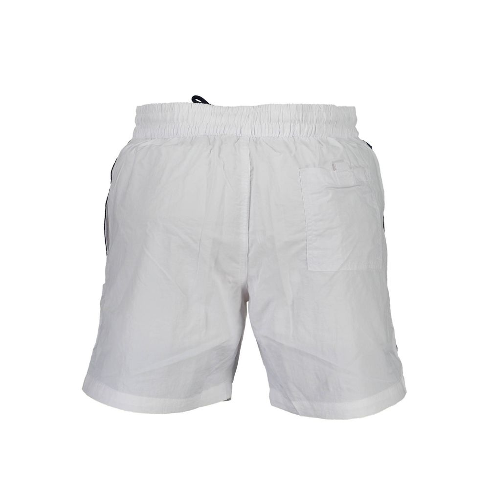 Norway 1963 White Polyamide Men's Swim Boxer - Luxe Nova