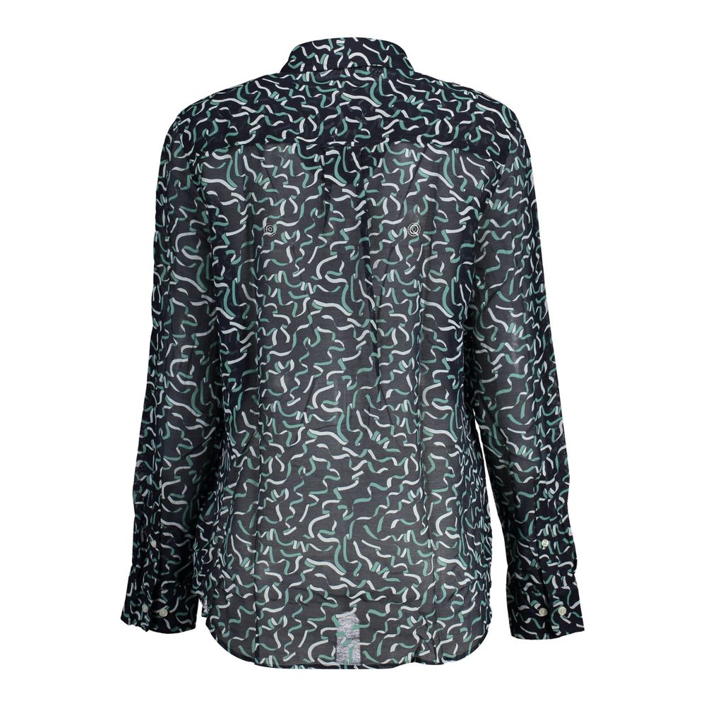 Gant Blue Cotton Women Shirt