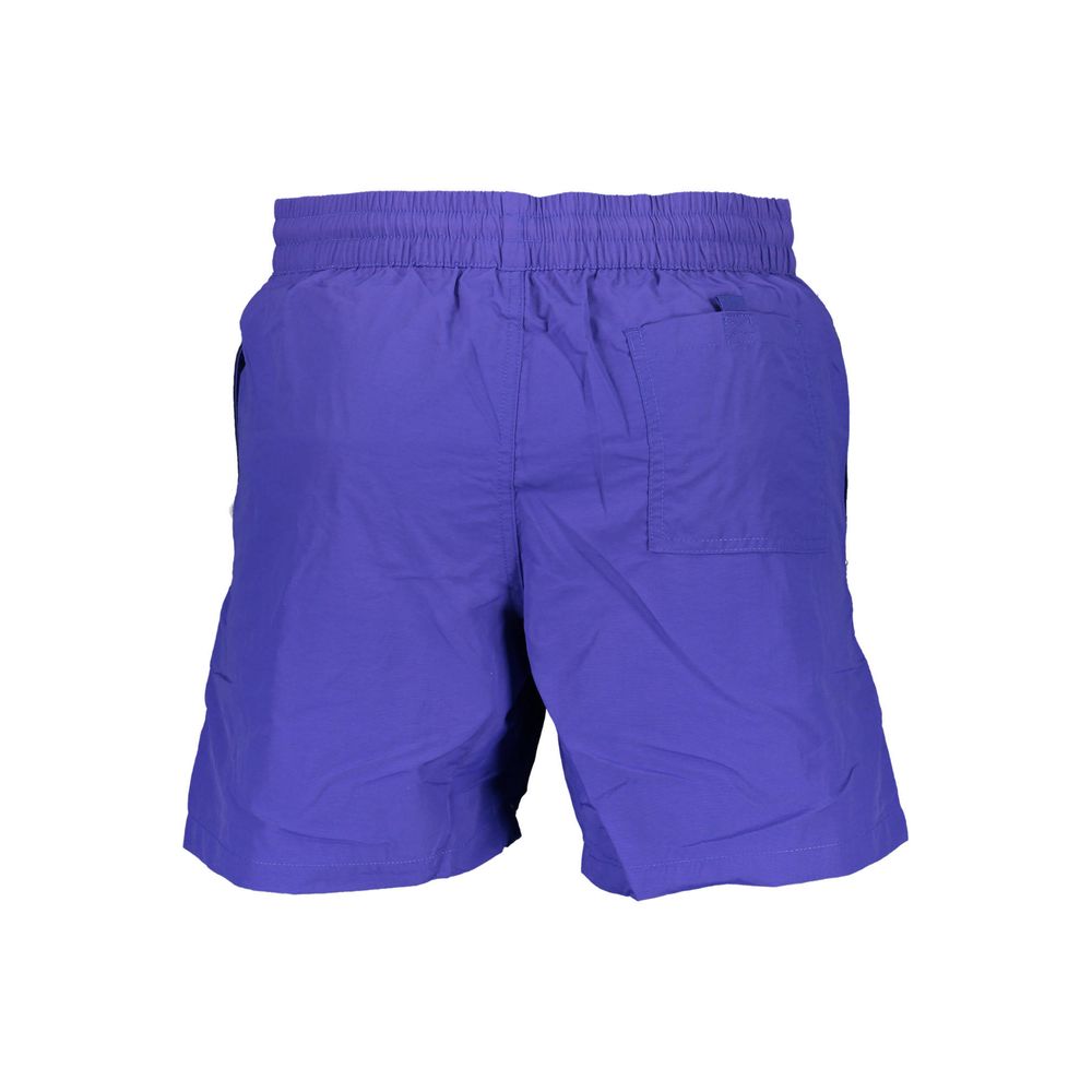 Norway 1963 Blu Poliammide Men's Swim Boxer - Luxe Nova