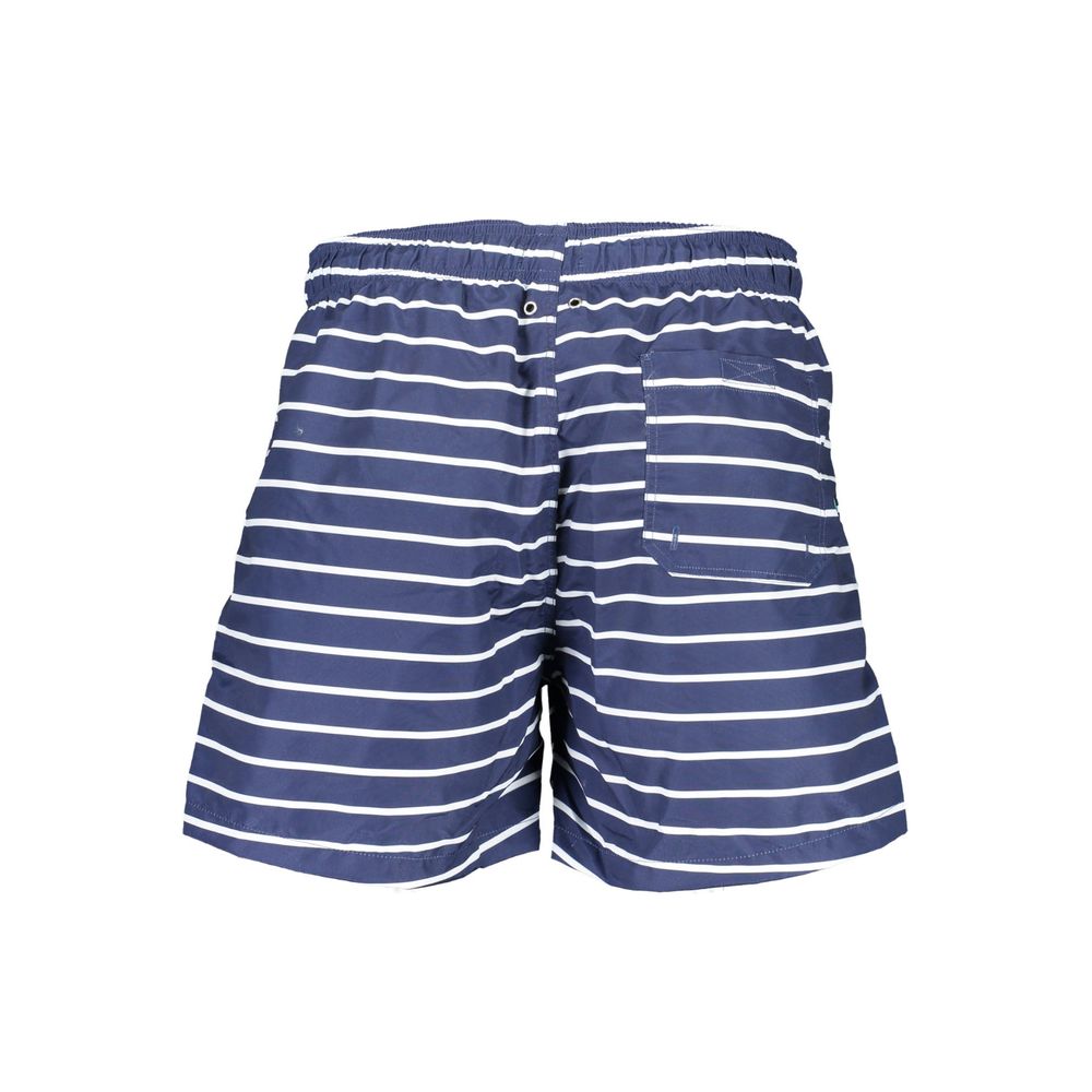 Gant Blu Polyester Mens Swim Boxer