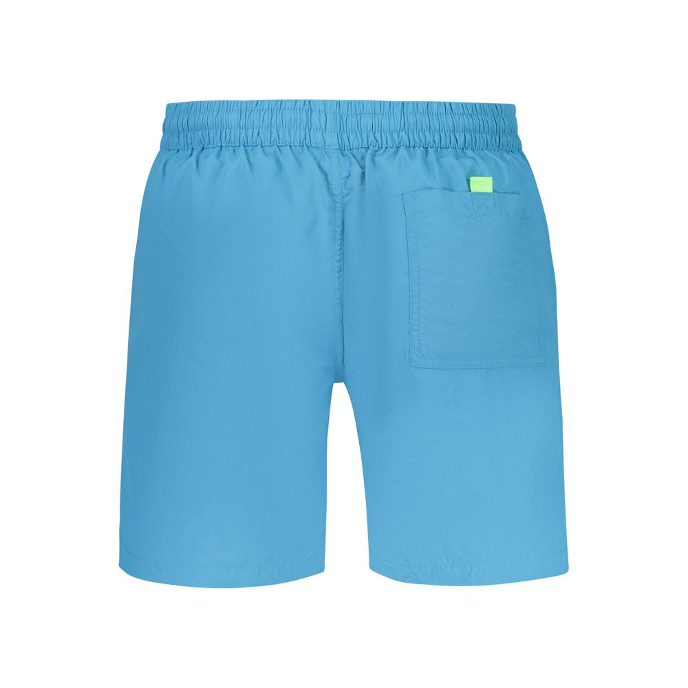 Norway 1963 Azzurro Poliammide Men's Swim Trunk - Luxe Nova