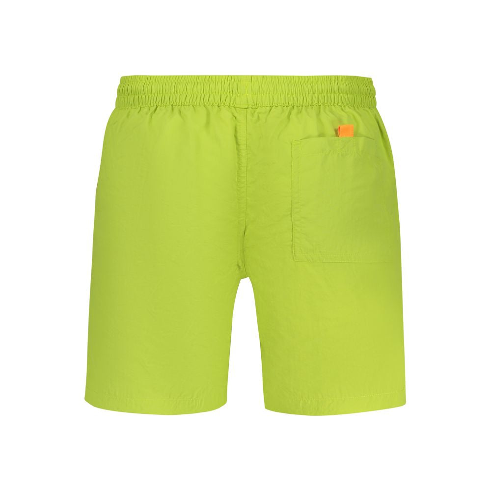 Norway 1963 Verde Poliammide Men's Swim Boxer - Luxe Nova