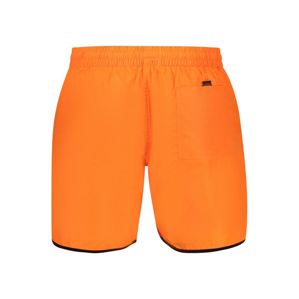 Norway 1963 Arancione Poliammide Men's Swim Boxer - Luxe Nova