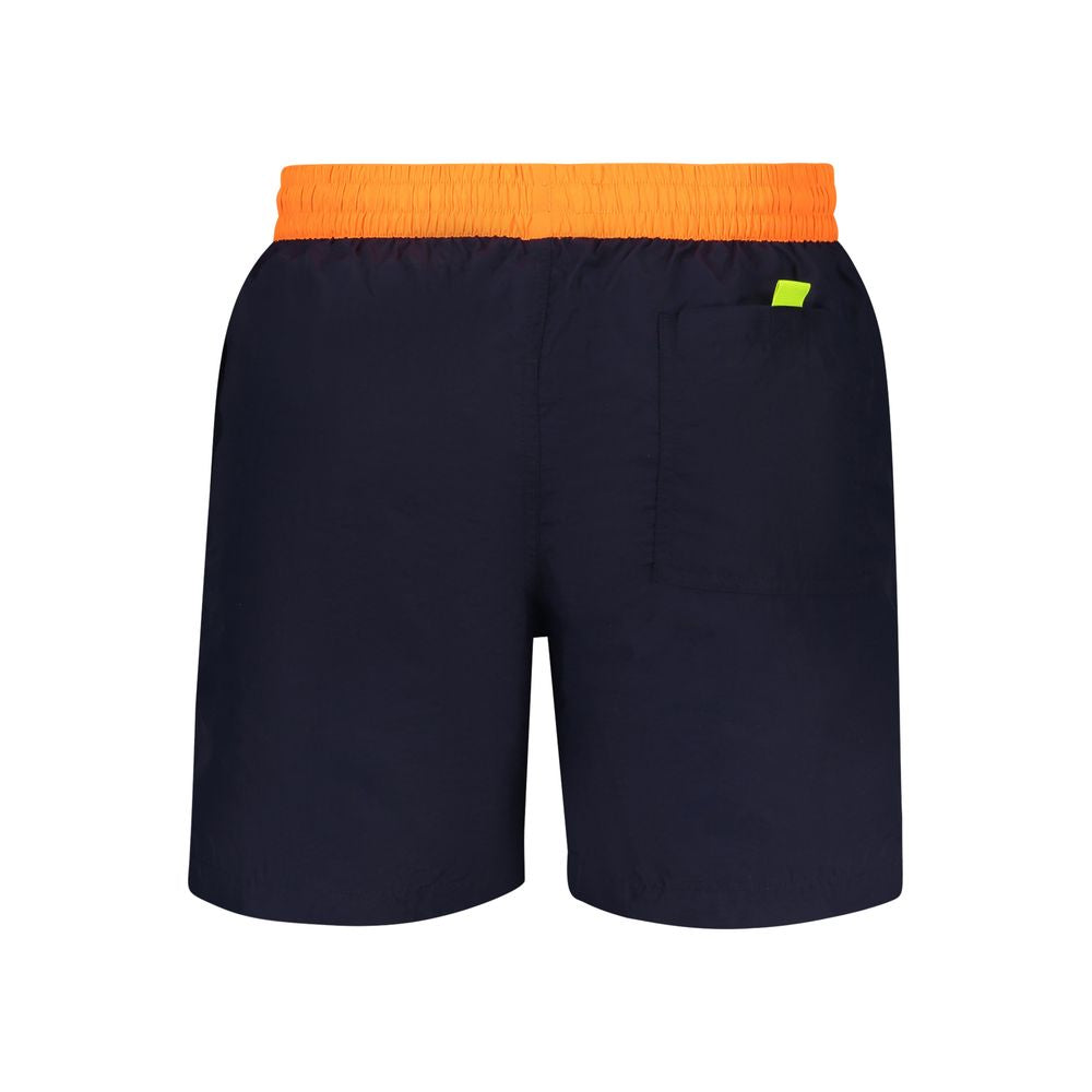 Norway 1963 Blu Poliammide Men's Swim Boxer - Luxe Nova