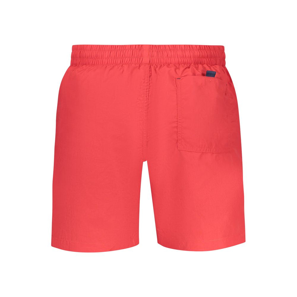 Norway 1963 Rosso Poliammide Men Swim Boxer - Luxe Nova