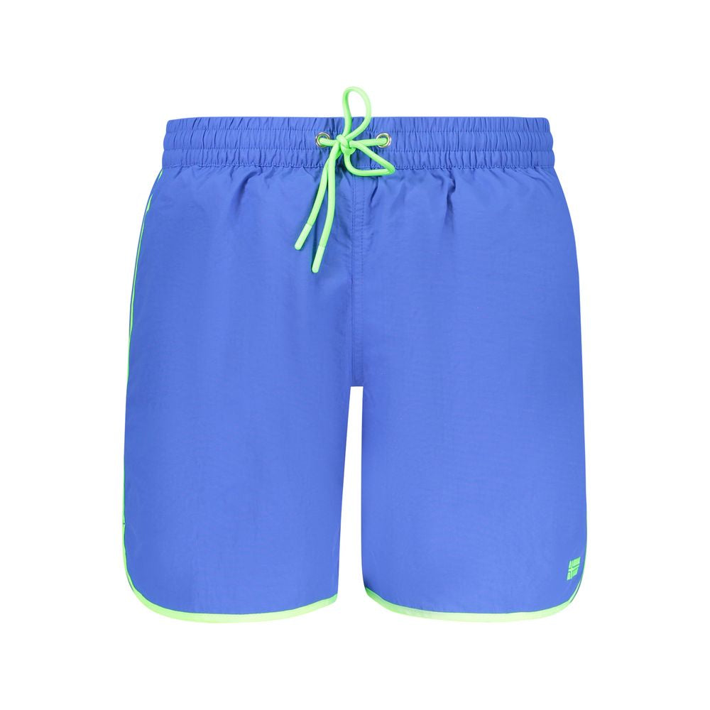 Norway 1963 Blu Poliammide Men's Swim Boxer - Luxe Nova