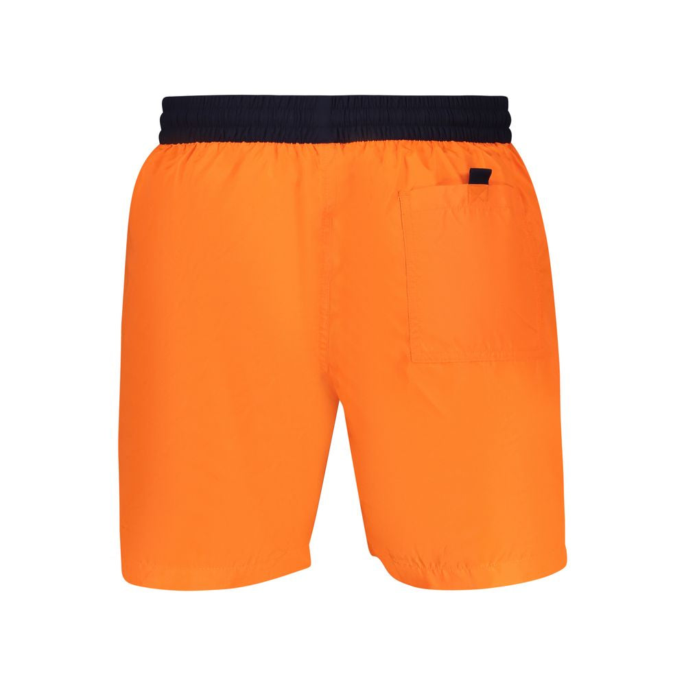 Norway 1963 Arancione Poliammide Men's Swim Boxer - Luxe Nova