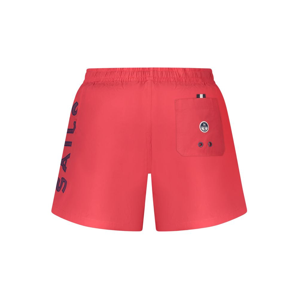 North Sails Red Nylon Men's Swim Trunk - Luxe Nova