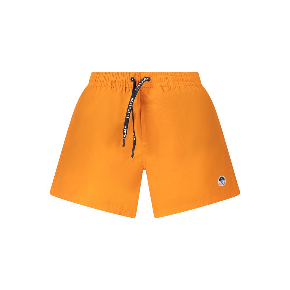 North Sails Arancione Nylon Men's Swim Boxer - Luxe Nova