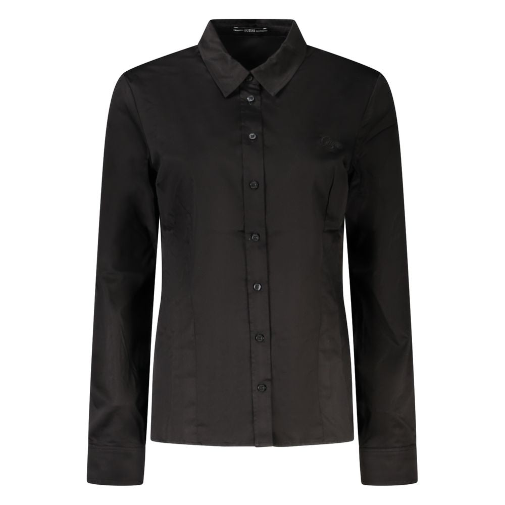 Guess Jeans Black Cotton Women's Shirt - Luxe Nova