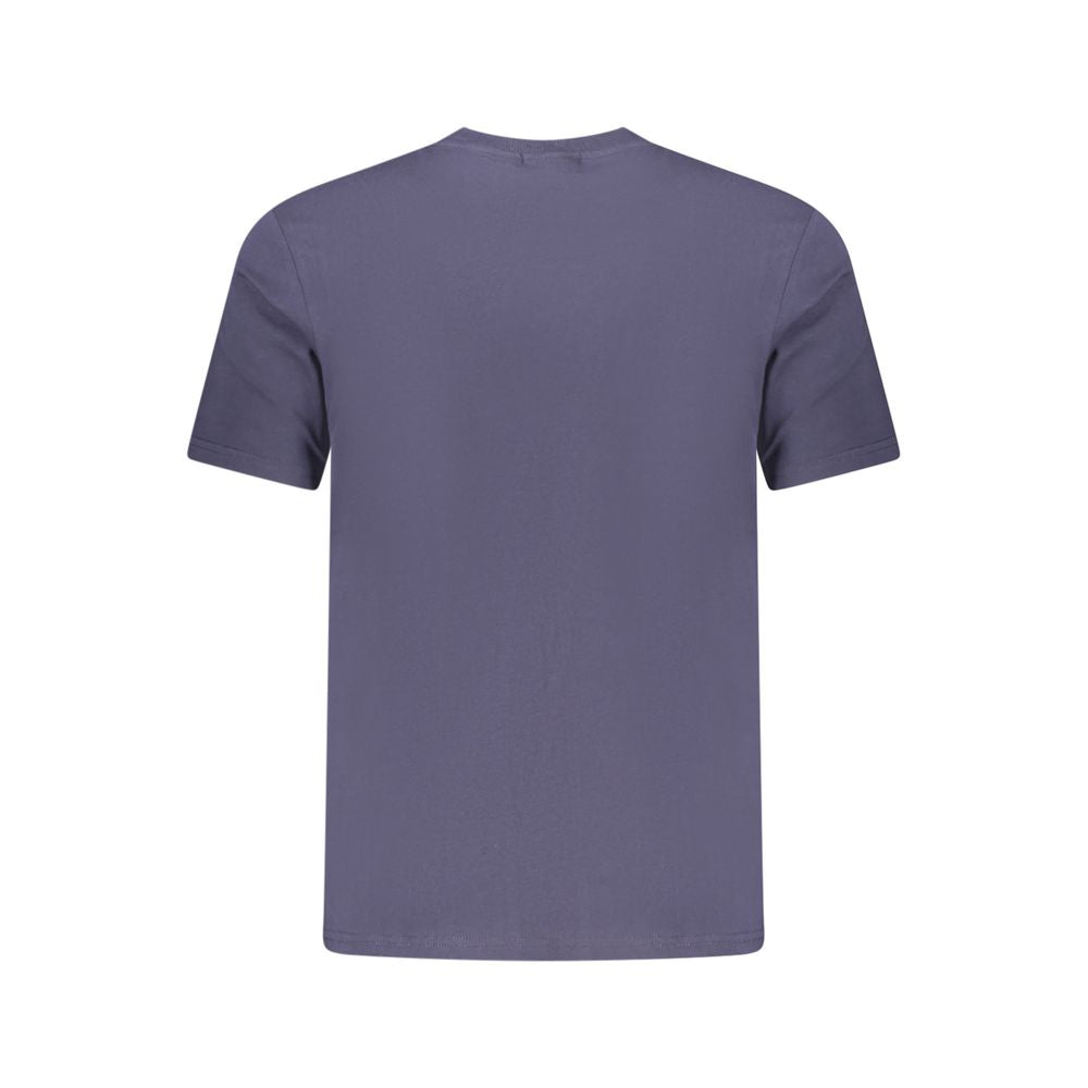 Napapijri Blue Cotton Men T-Shirt - Luxe Nova