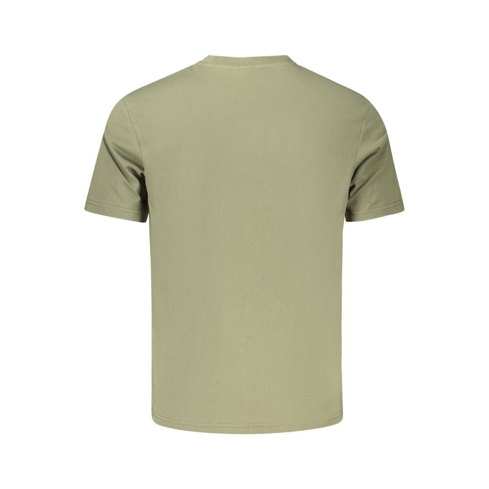 Napapijri Verde Cotton Men T-Shirt - Luxe Nova