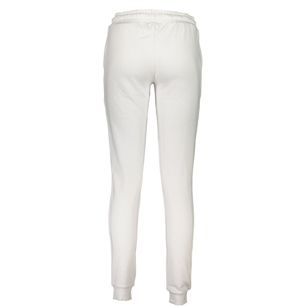 Cavalli Class White Cotton Women's Sweatpant - Luxe Nova