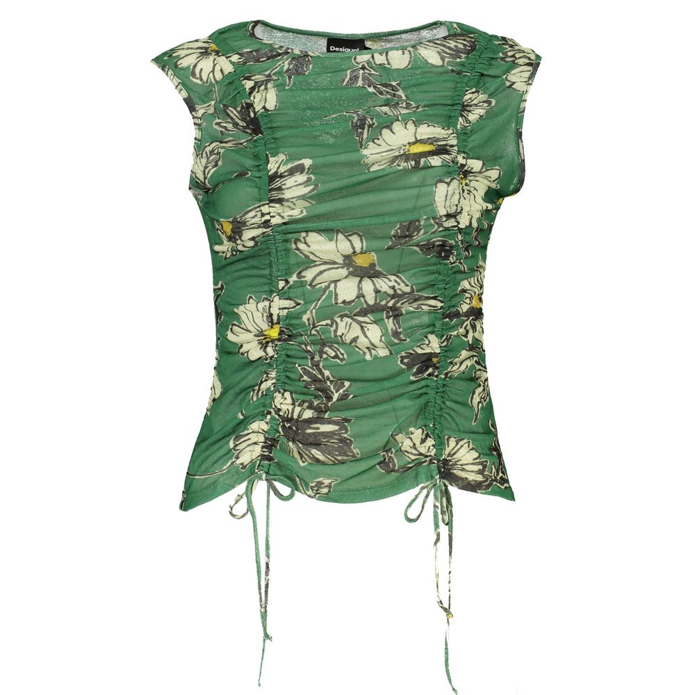 Desigual Verde Polyester Women Tank Top - Luxe Nova
