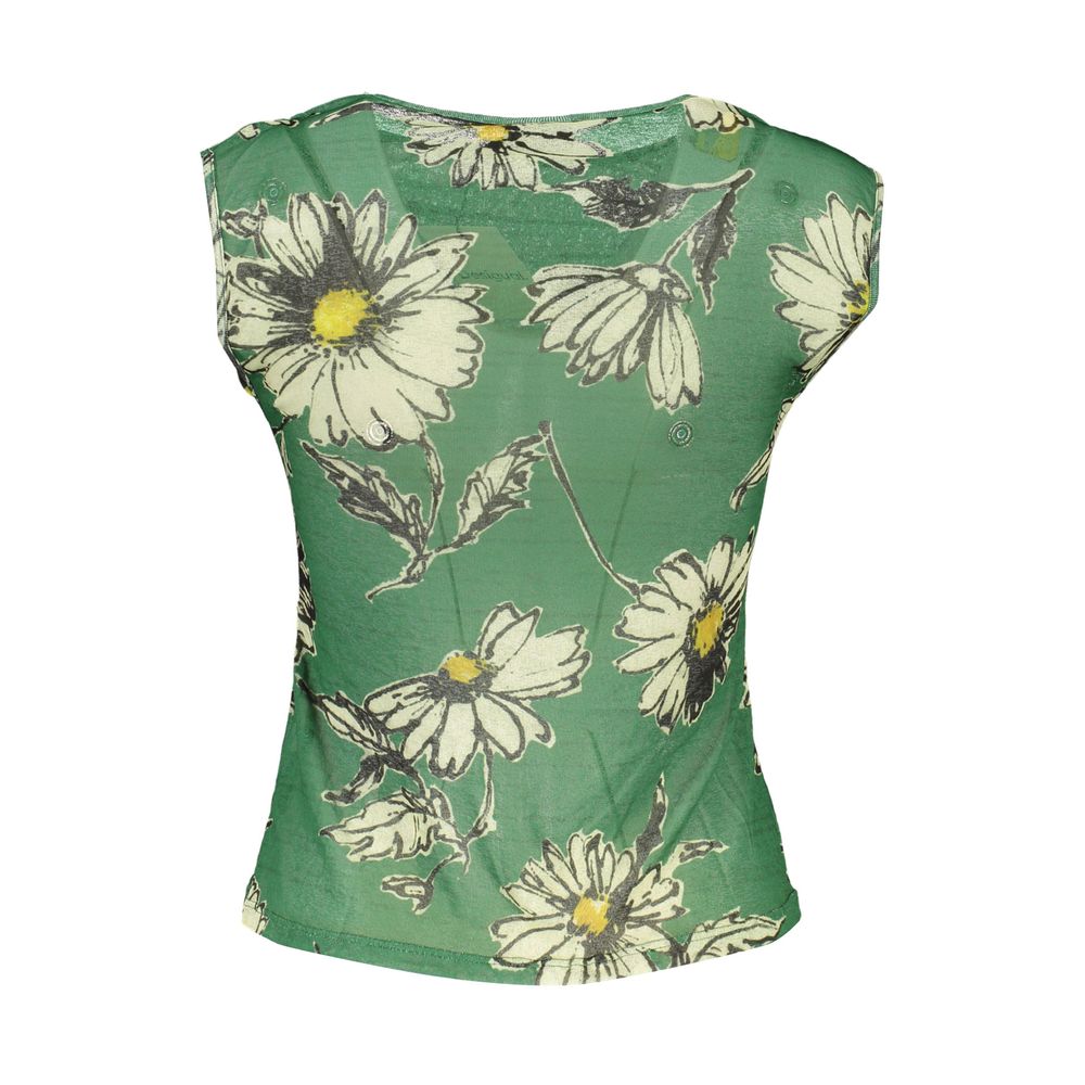 Desigual Verde Polyester Women Tank Top - Luxe Nova