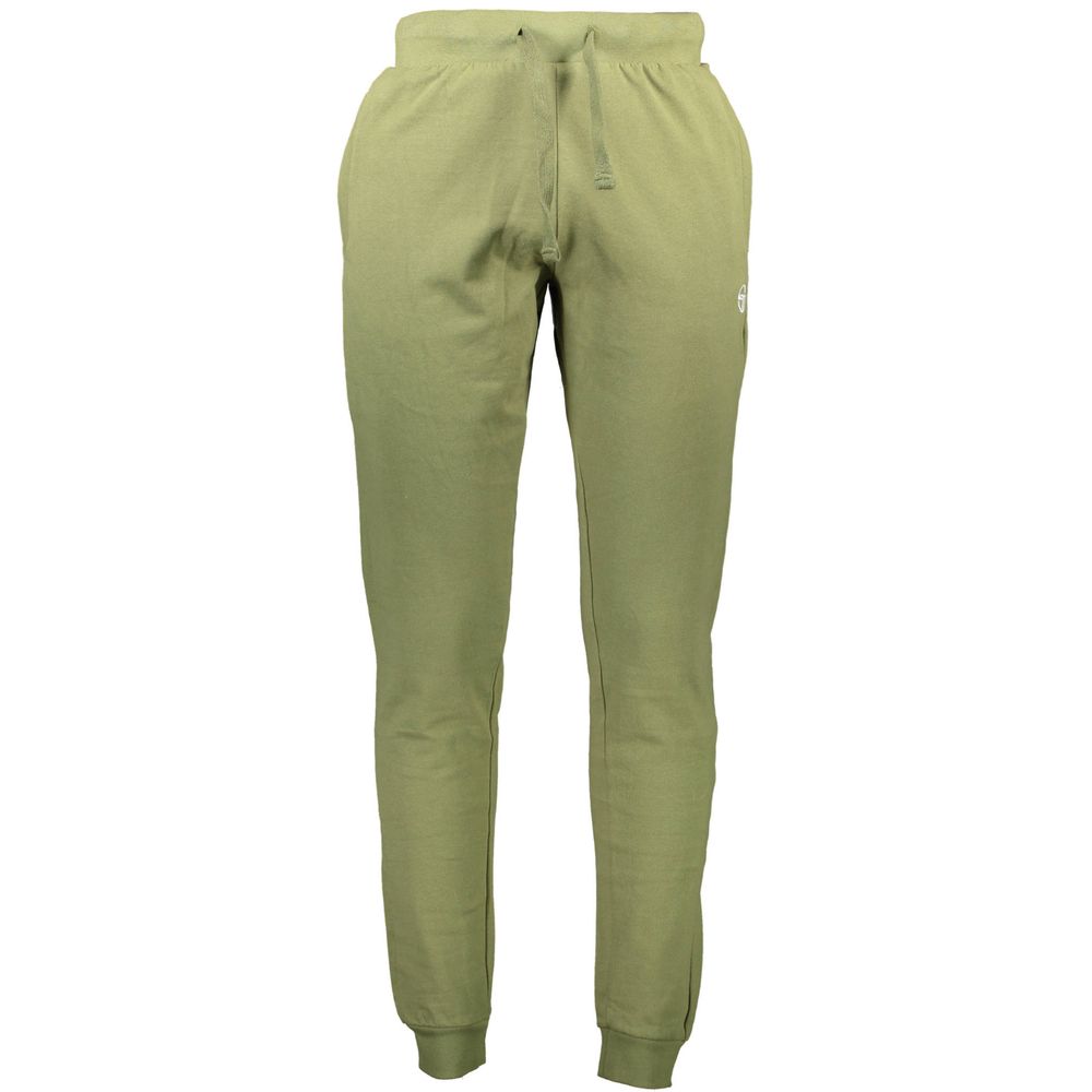 Sergio Tacchini Verde Cotton Men's Sweatpants - Luxe Nova
