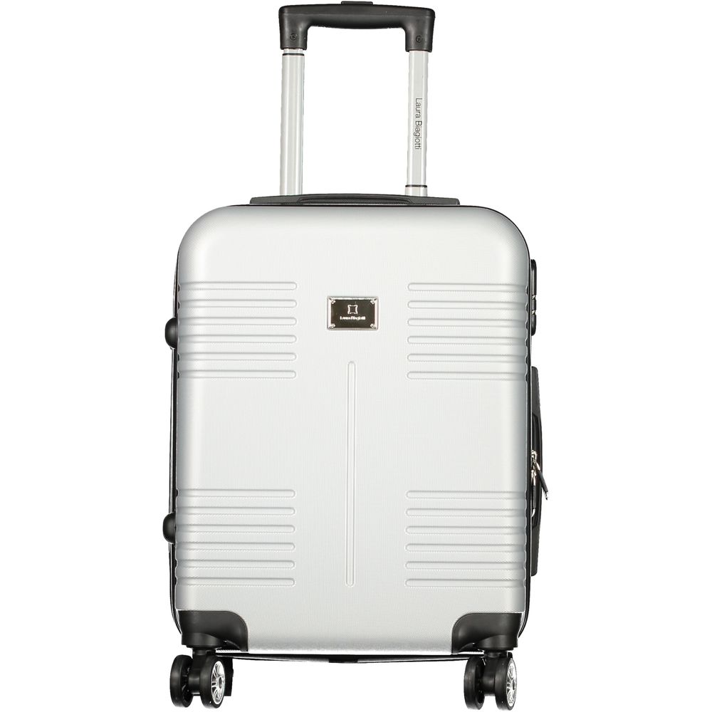 Laura Biagiotti Argento Poliuretano Women Travel Bag