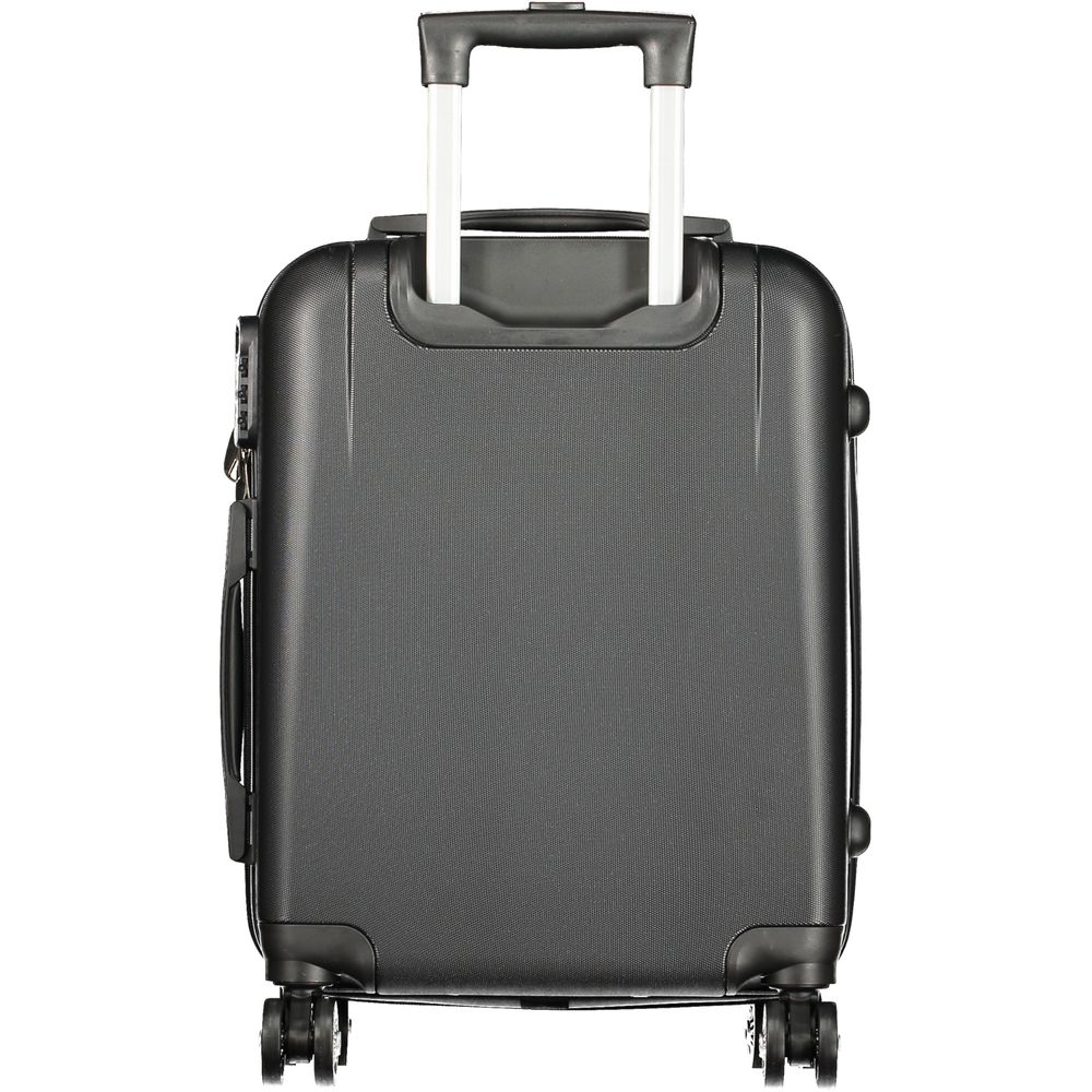 Laura Biagiotti Black Polyurethane Women's Travel Bag - Luxe Nova