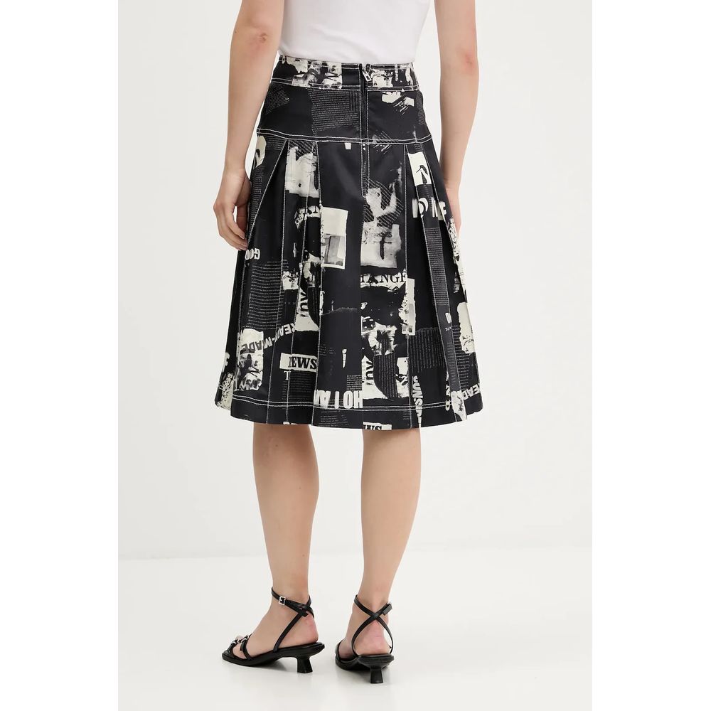 Desigual Black Cotton Women's Skirt