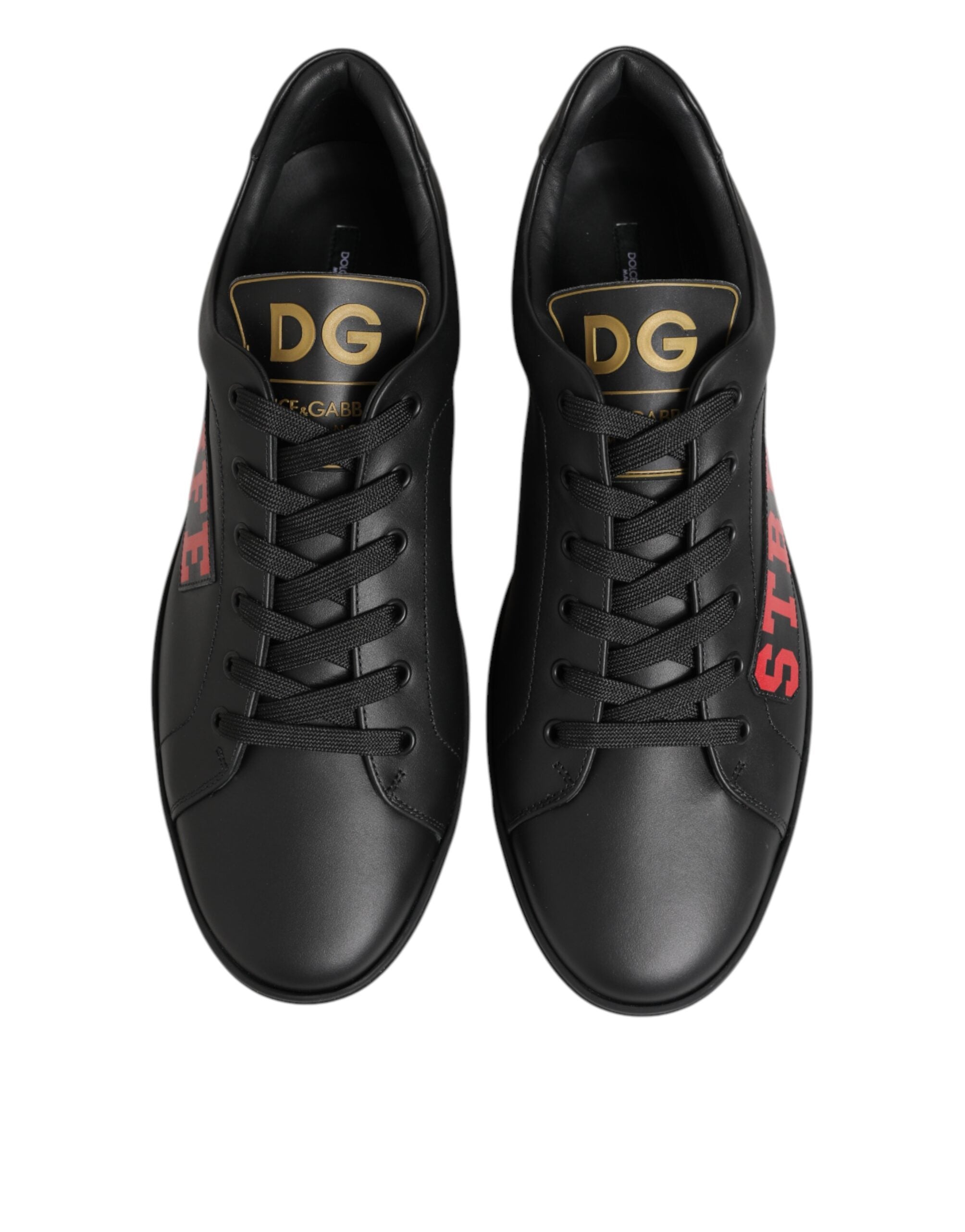 Dolce & Gabbana Black Street Life Low Top Men Sneakers Shoes - Luxe Nova