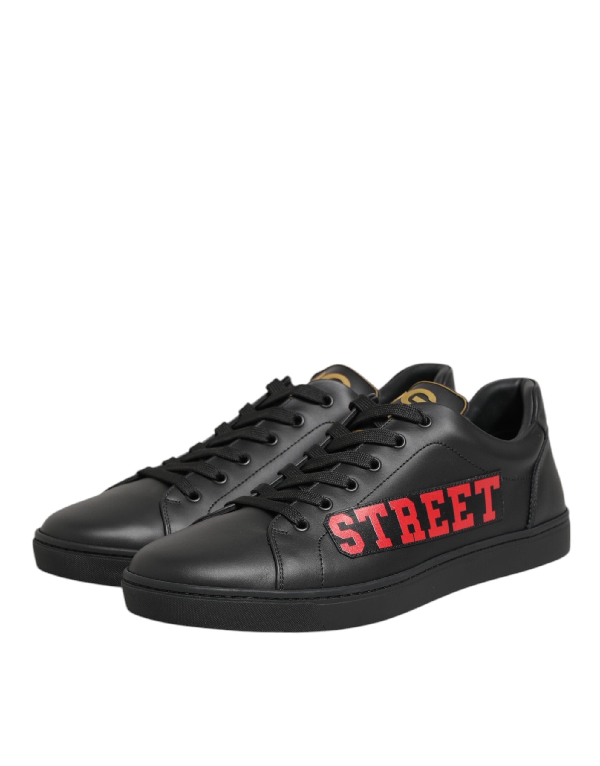 Dolce & Gabbana Black Street Life Low Top Men Sneakers Shoes - Luxe Nova