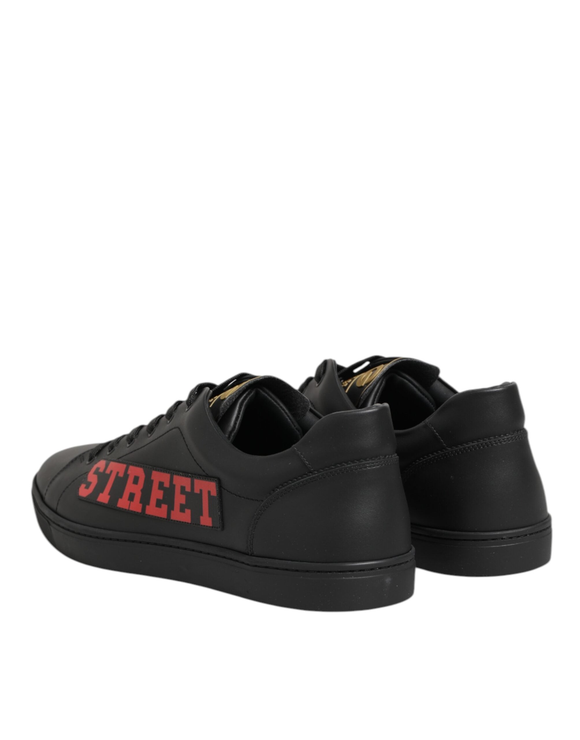 Dolce & Gabbana Black Street Life Low Top Men Sneakers Shoes - Luxe Nova