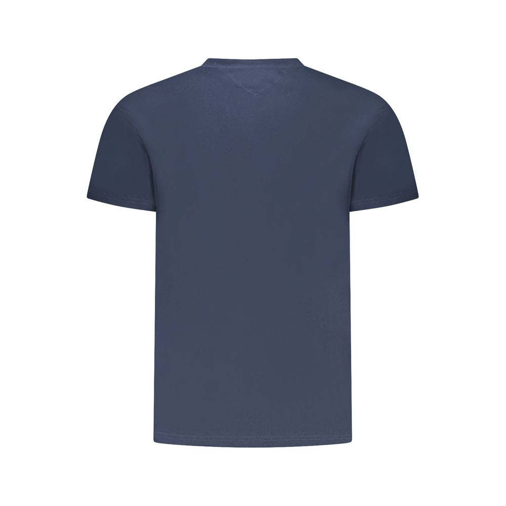 Tommy Hilfiger Blue Cotton Men's T-Shirt - Luxe Nova