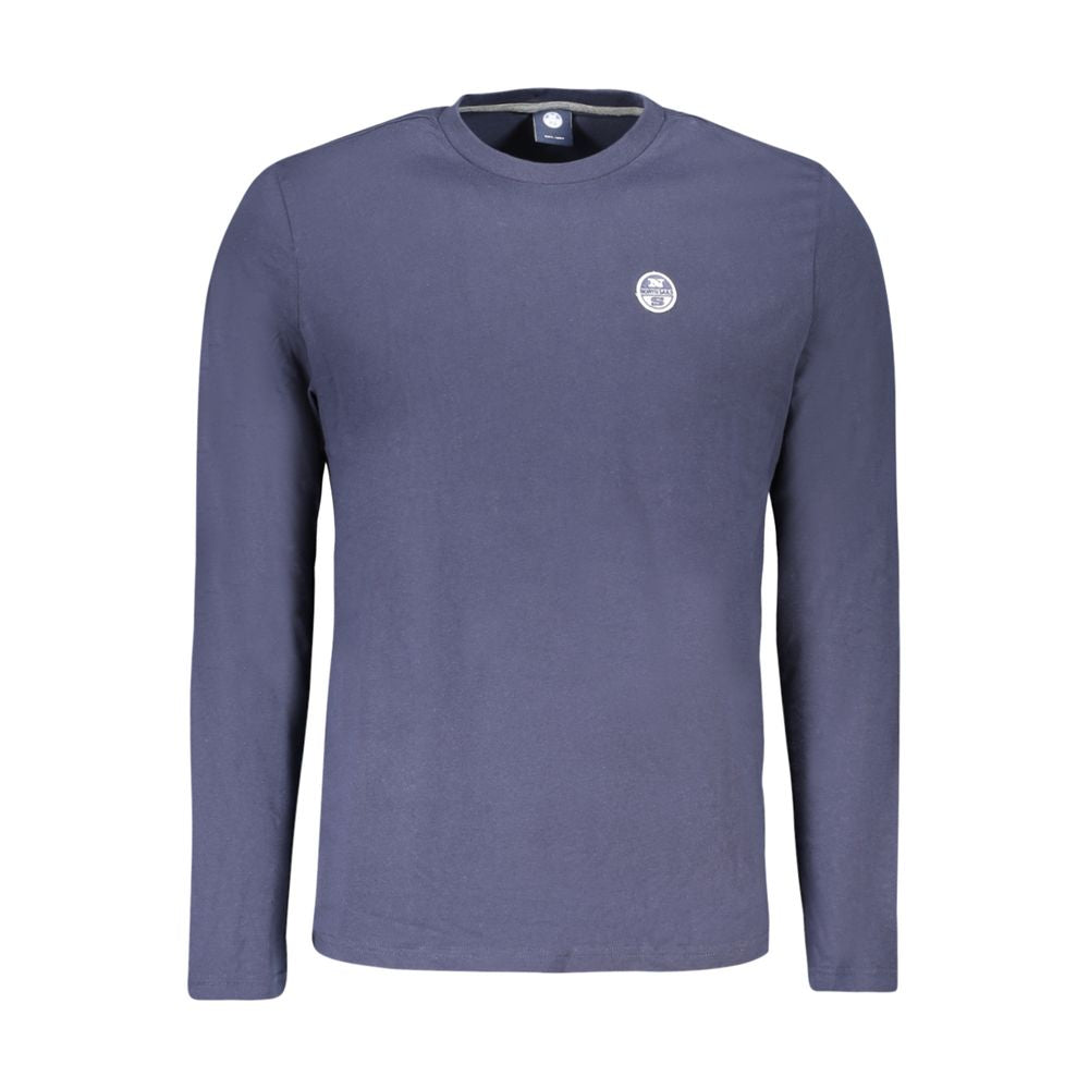 North Sails Blue Cotton Men's T-Shirt - Luxe Nova