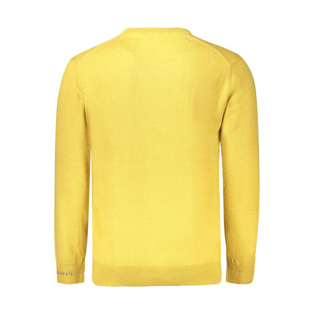 Pepe Jeans Yellow Cotton Men Sweater - Luxe Nova