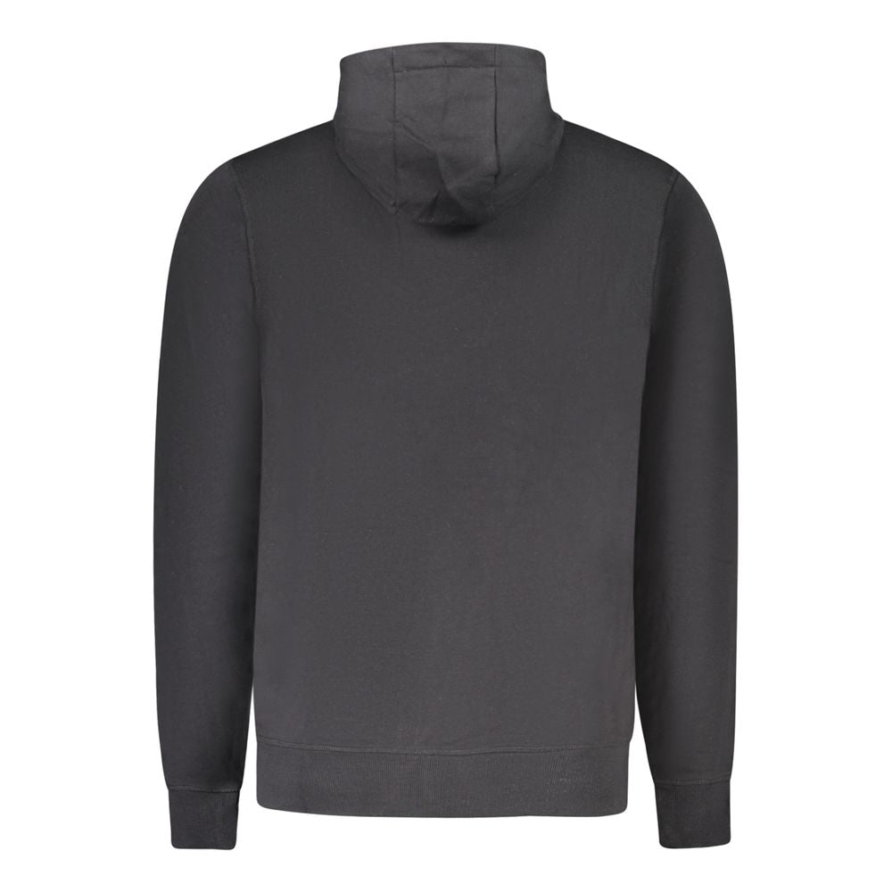 North Sails Black Cotton Men Sweatshirt - Luxe Nova