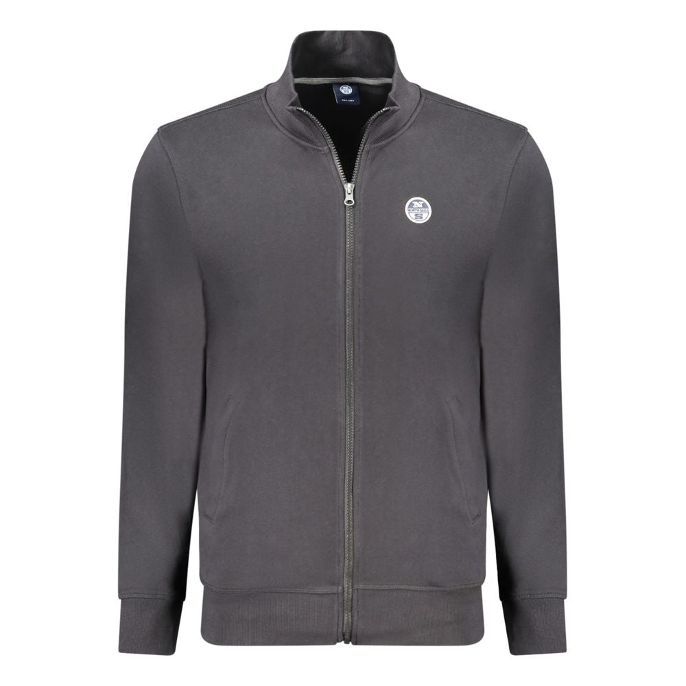 North Sails Black Cotton Men's Sweatshirt - Luxe Nova
