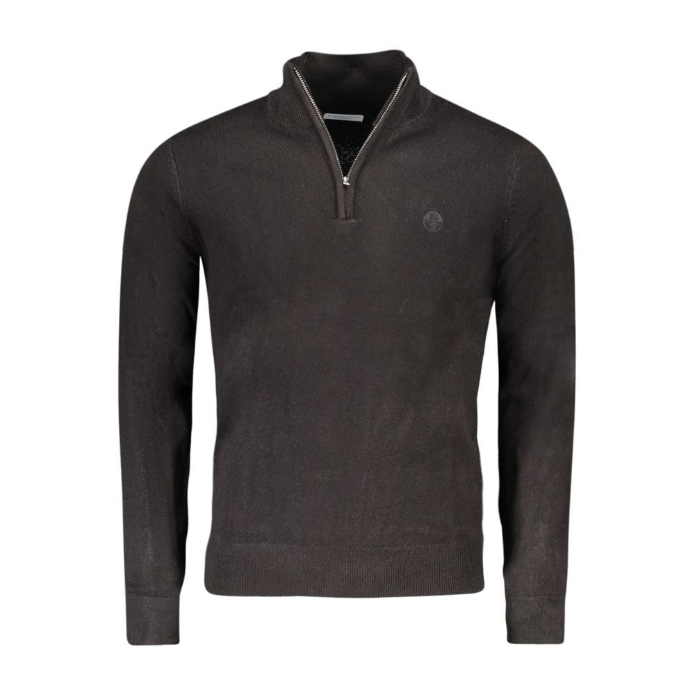 North Sails Black Acrylic Men Sweater - Luxe Nova