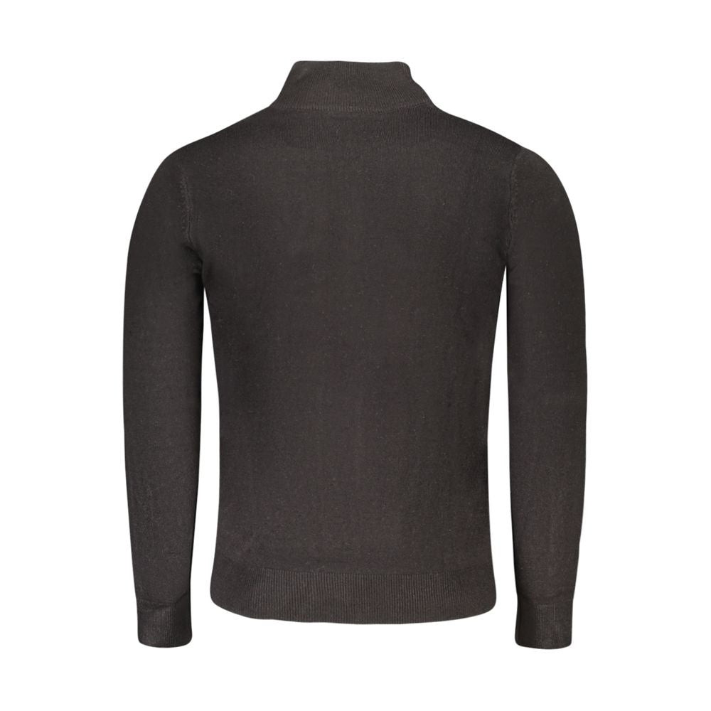 North Sails Black Acrylic Men Sweater - Luxe Nova