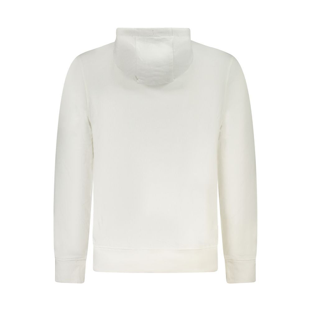 North Sails White Cotton Men's Hooded Sweatshirt - Luxe Nova