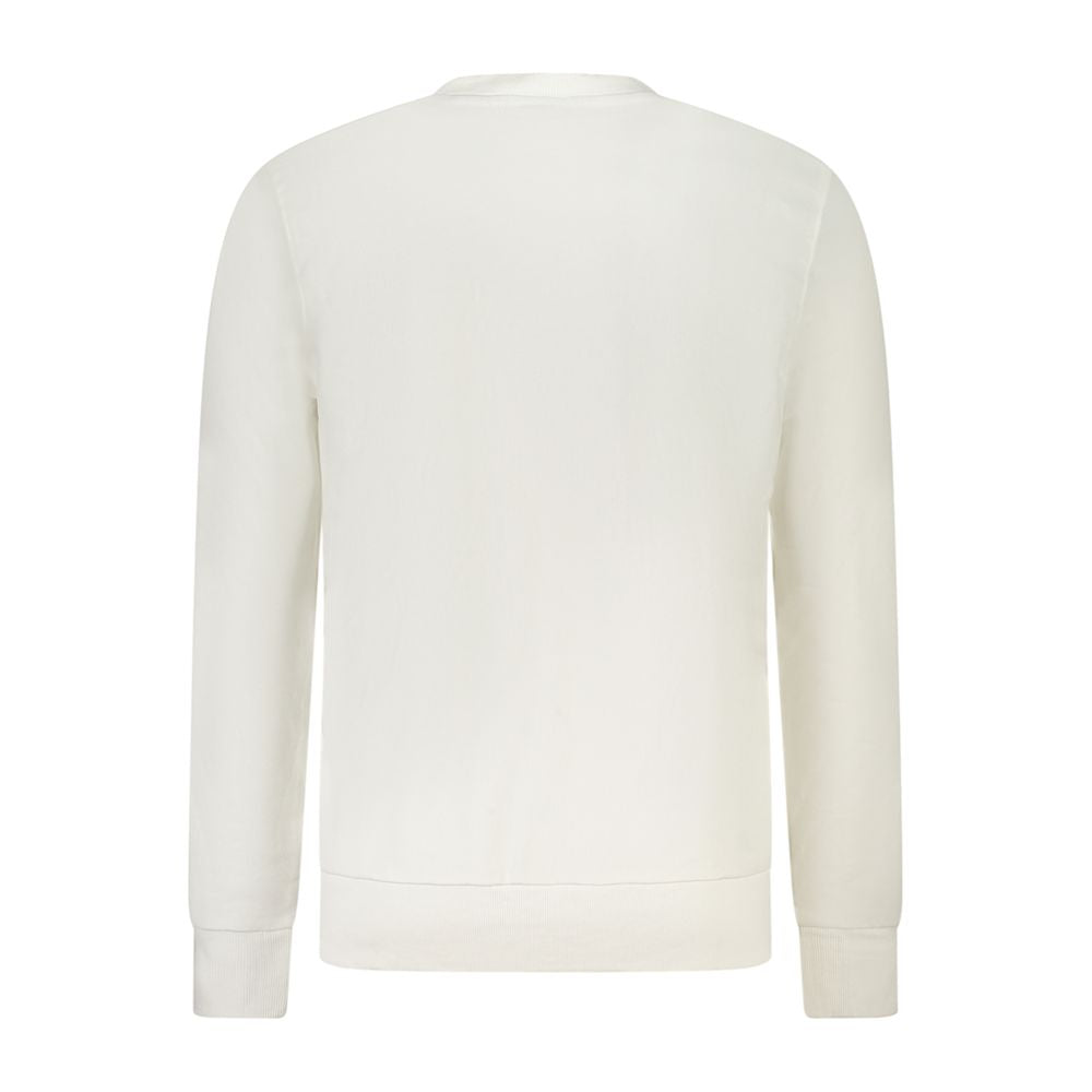 North Sails White Cotton Men's Sweatshirt - Luxe Nova