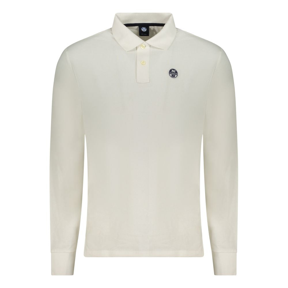 North Sails White Cotton Men's Polo Shirt - Luxe Nova
