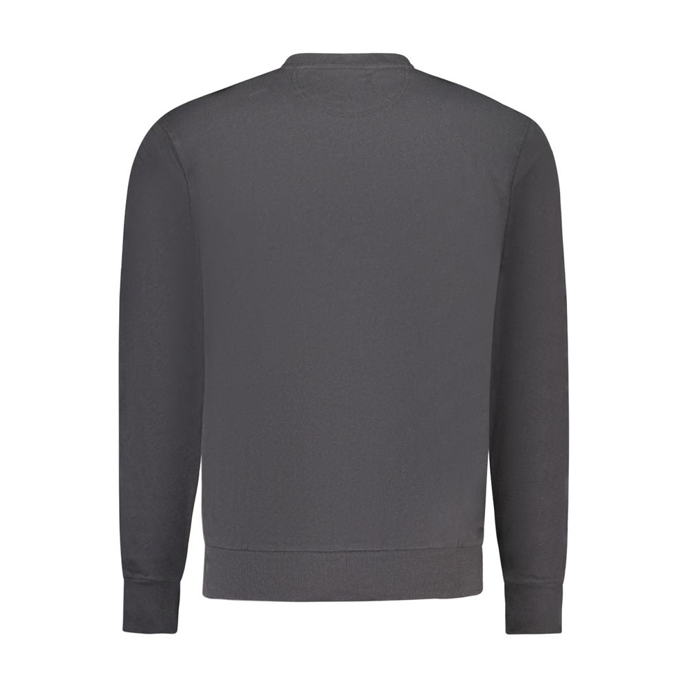 North Sails Black Cotton Men's Sweatshirt - Luxe Nova