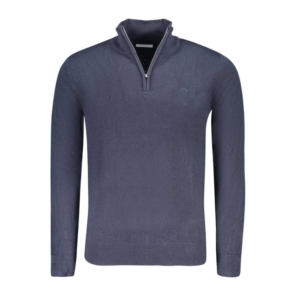 North Sails Blue Acrylic Men Sweater - Luxe Nova