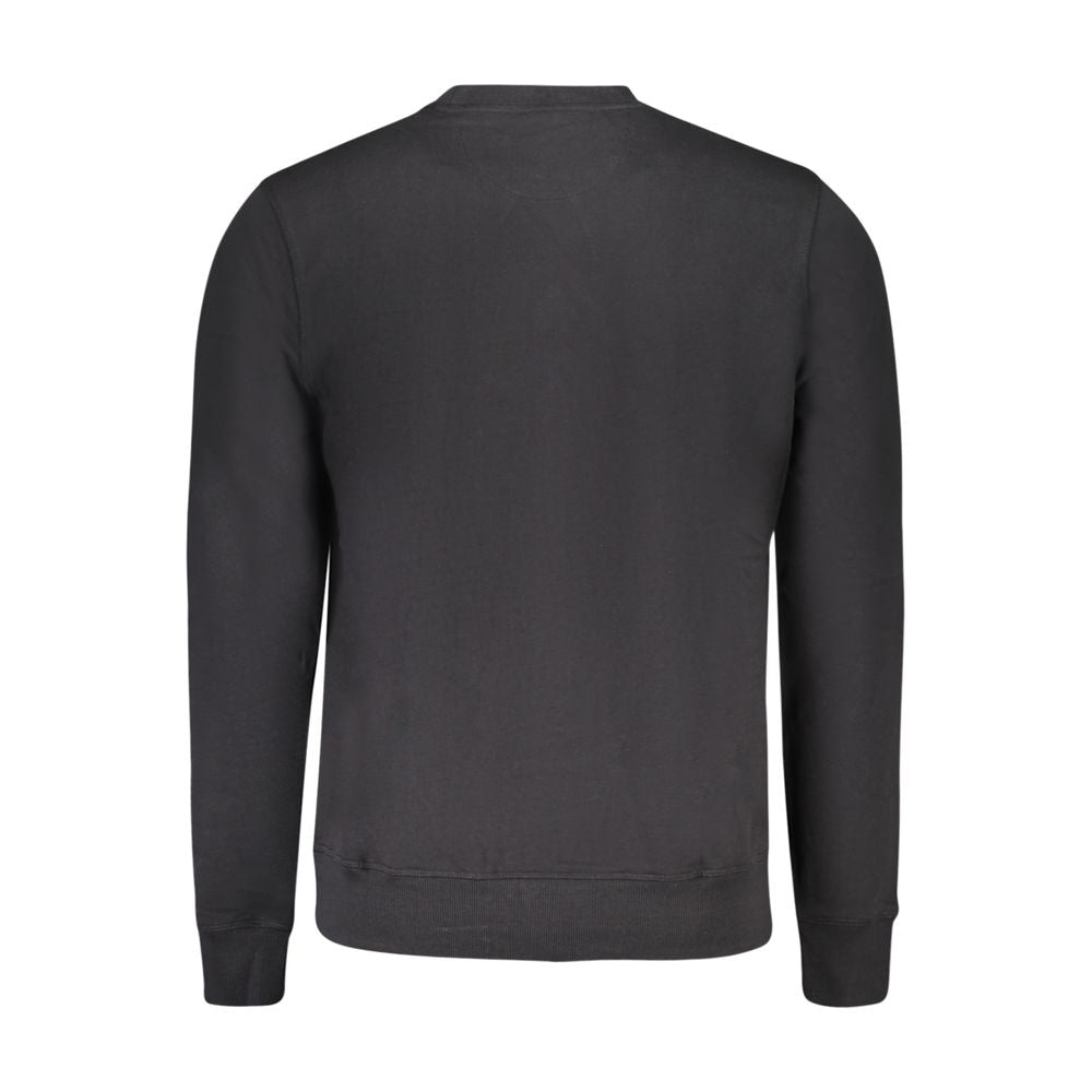 North Sails Black Cotton Mens Sweatshirt - Luxe Nova
