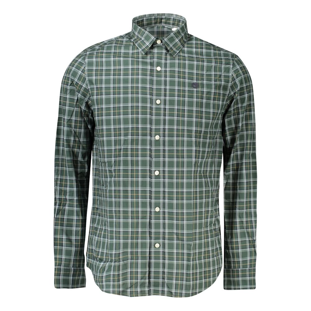 Timberland Verde Cotton Men Shirt - Luxe Nova