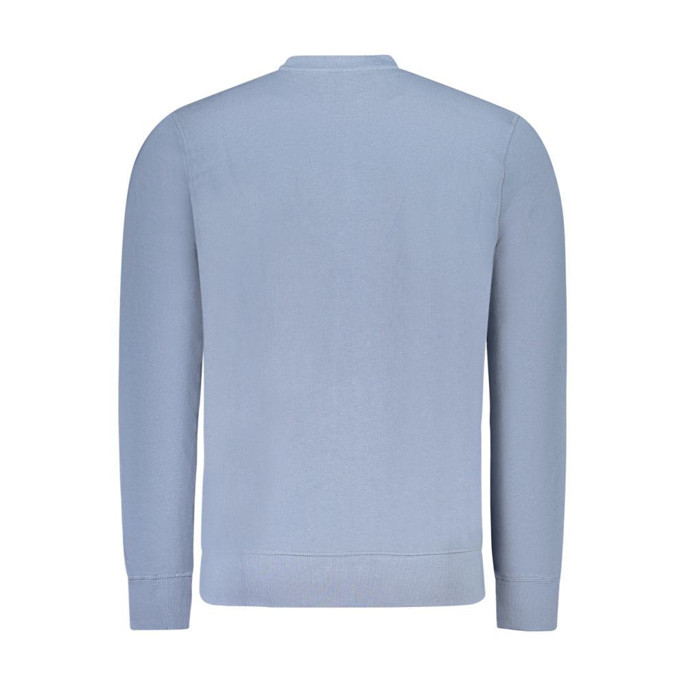 North Sails Blue Cotton Men Sweatshirt - Luxe Nova